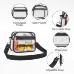 USPECLARE Clear Bag for Stadium Events Clear Handbags Purses for Sports Fans Transparent Crossbody Bag for Concerts Festivals by USPECLARE