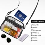 USPECLARE Clear Bag for Stadium Events Clear Handbags Purses for Sports Fans Transparent Crossbody Bag for Concerts Festivals by USPECLARE