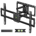 USX Mount Full Motion TV Wall Mount for Most 42-86 inch Flat Screen/LED/4K, TV Mount Bracket Dual Swivel Articulating Tilt 6 Arms, Max 16″ Wood Studs, VESA 600x400mm, Holds up… by USX MOUNT