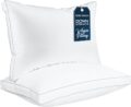 Utopia Bedding Bed Pillows for Sleeping Queen Size (White), Set of 2, Cooling Hotel Quality, Gusseted Pillow for Back, Stomach or Side Sleepers by Utopia Bedding