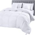 Utopia Bedding Comforter Duvet Insert, Quilted Comforter with Corner Tabs, Box Stitched Down Alternative Comforters Queen Size (White) by Utopia Bedding