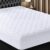 Utopia Bedding Quilted Fitted Mattress Pad, Queen Size, Elastic Fitted Mattress Topper Protector and Cover Stretches up to 16 Inches Deep, Machine Washable (White) by Utopia Bedding