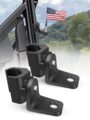 UTV Whip Mount for Polaris Ranger, 2PCS Heavy-Duty Whip Light Mount for Polaris Ranger General Can am Defender Commander 2021+ Maverick Trail/ Sport Work for Pro-fit Cage… by ZIDIYORUO