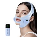 V-Shaped Face Machine Double Chin Reducer, Electric Double Chin Reducer & Face Lifting Device with 6 Modes 9 Intensity Levels by PMOTPKOM