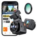 Vantrue E1 Pro 4K Mini Dash Cam Front, STARVIS 2 PlatePix HDR Night Vision Car Camera, Built-in 5G WiFi GPS, 1.54” IPS Screen, Voice Control, 24/7 Buffered Parking Mode,… by VANTRUE