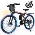 VARUN Folding Electric Bike – Peak 750W Motor Ebike for Adults, Mountain E Bike with 48V Removable Battery, Up to 20+MPH 50 Miles, 21-Speed Gears & Dual Hydraulic Suspension by VARUN
