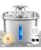 Veken Innovation Award Winner Stainless Steel Cat Water Fountain, 95oz/2.8L Automatic Pet Fountain Dog Water Dispenser with Replacement Filters & Silicone Mat for Cats, Dogs,… by Veken