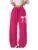 Verdusa Girl’s Bowknot Baggy Sweatpants Lightweight Straight Leg Athletic Pants with Pockets by Verdusa