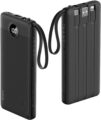 VRURC Portable Charger with Built in Cables, Slim Power Bank 10000mAh, USB C Battery Pack Travel Essential, 5 Outputs 2 Inputs Phone Charging Bank for iPhone 16 15 14… by VRURC