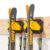 Wall Rack for Garage – Ski & Snowboard Holder, Damage-Free Storage, Yellow, 2 Pack by Skifavs