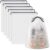 Waterproof Travel Drawstring Shoe Bags for Packing, Storage, Travel Essentials for Men and Women, 15.7 x 11.8 inches, Clear, 5 pieces by COIDEA