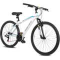 WEIZE Hardtail Mountain Bike, 29 Inch Wheels Outdoor Cycling Bike, 21-Speed Trigger Shifter, Aluminum Frame for Men and Women, Comfort Saddle, MTB Bicycle with Suspension Fork by WEIZE