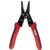 WGGE WG-015 Professional 8-inch Wire Stripper/Crimping Tool, Cable Cutter/Crimper, Wiring and Multi-Function Hand Tool, Red With Black by WGGE