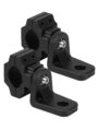 Whip Light Mounts for ATV, Quad Light Mounts Fit 0.875″, 1″, 1.125″ Rack Bars and Bandlebars, Adjustable Mount Made of Alloy Aluminum, Easy Installation (2 pcs Black) by ZIDIYORUO