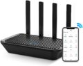 WiFi Router- AC2100 Dual-Band Smart Wi-Fi Router Upgrades to 2033 Mbps (5G) High-speed, Features MU-MIMO, 4 Gigabit LAN Ports, ONE SSID, Parental Control, Lifetime Internet… by rockspace