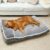 WINDRACING Large Dog Bed with Pillow for Crate Kennel, Sofa Dog Bed, Super Soft pet Bed for Medium, Jumbo, Furniture by WINDRACING