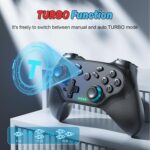 Wireless for Nintendo Switch Controller, for Switch 2/1 Lite/OLED/PC/Android/IOS, for Switch Controllers with, Dual Vibration, Screenshot Function, Bluetooth, Turbo Function 2 Pack by Nonbliep