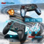 Wireless for Nintendo Switch Controller, for Switch 2/1 Lite/OLED/PC/Android/IOS, for Switch Controllers with, Dual Vibration, Screenshot Function, Bluetooth, Turbo Function 2 Pack by Nonbliep