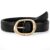 Women Leather Belt for Jeans Pants Ladies Casual Waist Belt Fashion Women Belt with Gold Buckle by JASGOOD
