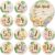 Wooden Baby Monthly Milestone Cards Double Sided Baby Birth Announcement Sign, Hello World Milestone Sign Discs Pregnancy and Baby Shower Gifts for Newborn Photo Props by XLSXEXCL