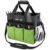 WORKPRO Garden Tool Bag Organizer, Heavy Duty Gardening Tote Bag with 10 Pockets and Long Adjustable Shoulder Strap, Standable Garden Home Tool Kits Organizer, Green (Tools are… by WORKPRO
