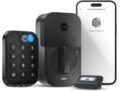 Yale Assure Lock 2 Touch Deadbolt, Black Suede Key-Free Smart Entry Door Lock with Z-Wave (ZW3) Connected Touchscreen Keypad for Code Entry and Remote Access, YRD430-F-ZW3-BSP by Yale