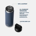 YETI Rambler 26 oz Bottle, Vacuum Insulated, Leakproof, Stainless Steel with Chug Cap by YETI