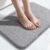 Yimobra Memory Foam Bath Mat, Super Soft Absorbent Bathroom Rug Non Slip 24×17 Inch, Quick Dry, Machine Washable Floor Carpet for Tub Shower, Home Decor Accessories, Gray by Yimobra