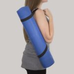 Yoga Mat - Double Sided Workout Mat - 71x24-Inch Exercise Pad for Home Gym Fitness or Pilates with Carrying Strap by Wakeman by Wakeman