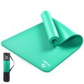 Yoga Mat Non Slip NBR Thick Yoga Mat, 72″L x 32″/24″W x 0.6″/0.4″TH (185cm x 80cm/61cm x 15mm/10mm), Anti-Tear Exercise Mat with Carrying Strap and Bag, Workout Mats for Yoga,… by Gruper