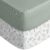 Yoofoss Baby Crib Sheets for Boys Girls, Fitted Crib Sheet 2 Pack for Standard Crib and Toddler Mattress, Super Soft Microfiber Baby Sheet 28x52x8in(Green+Leaf) by Yoofoss