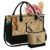 YOOLIFE Personalized Gifts for Women – Initial Jute Tote Bag & Makeup Bag, Birthday Gifts for Women Mom Wife Teacher Friend by YOOLIFE