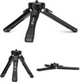 Zeadio Heavy Duty Mini Metal Tripod Stand – Universal Small Table Tripod for Camera, Gimbal, Action Cam, Camcorder, Microphone, LED Light, etc(40kg/88lb Load) by Zeadio