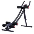 ZELUS Ab Machine for Home Gym, Core Strength Training Equipment for Home Fitness, Ab Crunch Coaster with 4 Intensities and Digital Display, Foldable Core Trainer for Abdominal by ZELUS