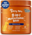 Zesty Paws Dog Multivitamin, Chewable Dog Vitamins and Supplements for Hip & Joints, Skin & Coat, Omega 3 Fish Oil for Dogs- Senior & Puppy Multivitamin- Chicken- 90ct by Zesty Paws