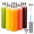 Zukro Glass Juice Bottles with Lids for Juicing 18 oz, Reusable Clear Glass Water Bottles with Stainless Steel Airtight Cap for Refrigerator, 100% Leak Proof Drinking Jar, BPA… by Zukro