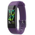 ZURURU Fitness Tracker with Blood Pressure Heart Rate Sleep Health Monitor for Men and Women, Upgraded Waterproof Activity Tracker Watch, Step Calorie Counter Pedometer Purple by ZURURU